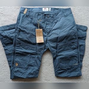 NWT Fjallraven Abisko Lite Trekking Trousers Pants women's size 34"